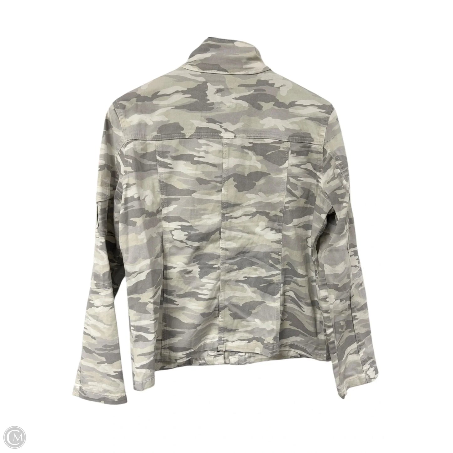 Jacket Denim By Kensie In Camouflage Print, Size: M