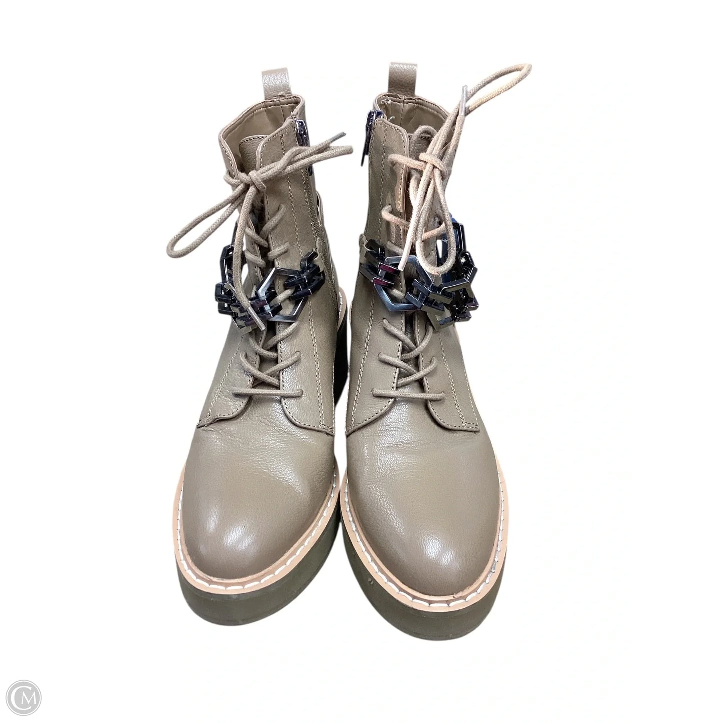 Boots Ankle Heels By Vince Camuto In Brown, Size: 8.5