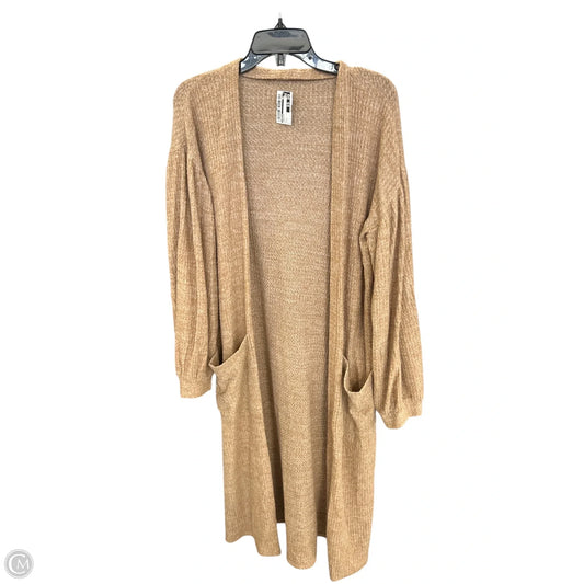 Cardigan By Cherish In Beige, Size: L