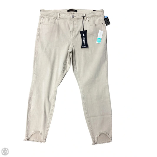 Jeans Skinny By Liverpool In Tan Denim, Size: 18