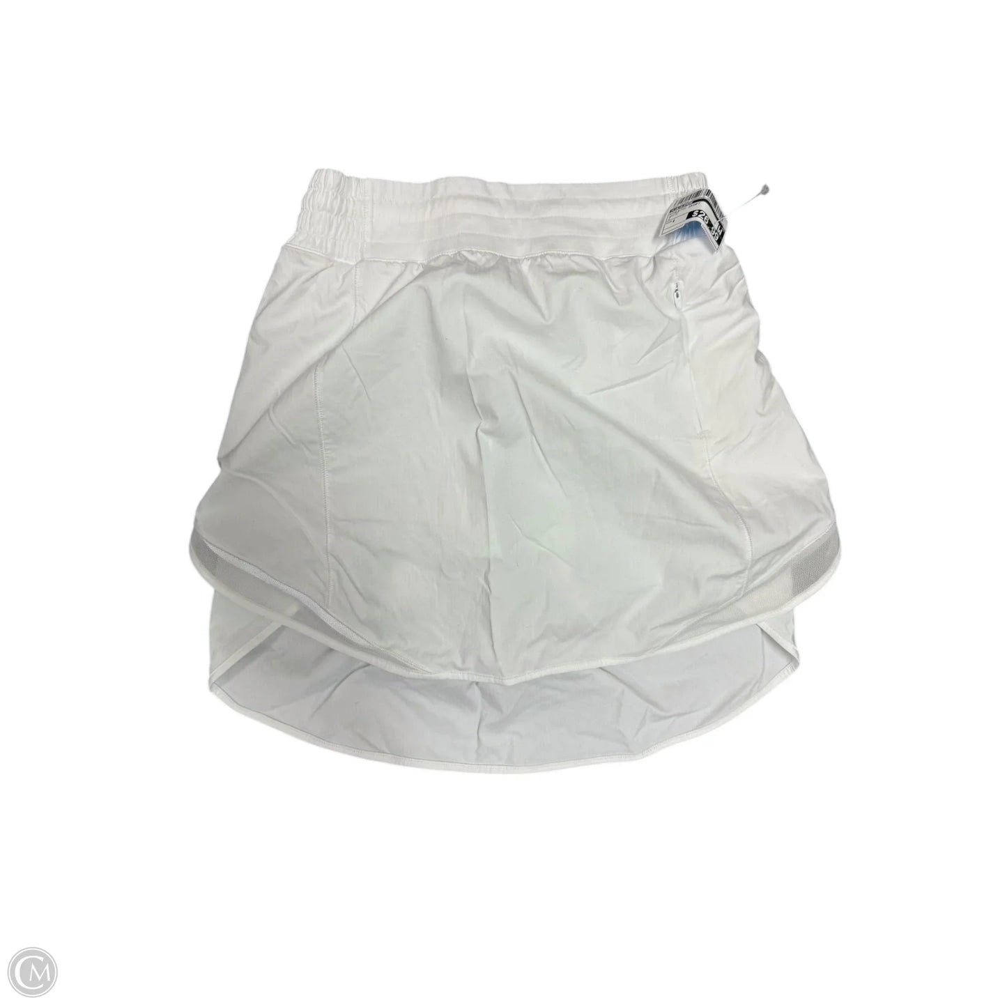 Athletic Skort By Lululemon In White, Size: 4