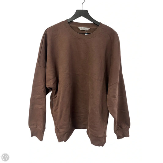 Sweatshirt Crewneck By Tuff Athletics In Brown, Size: Xl