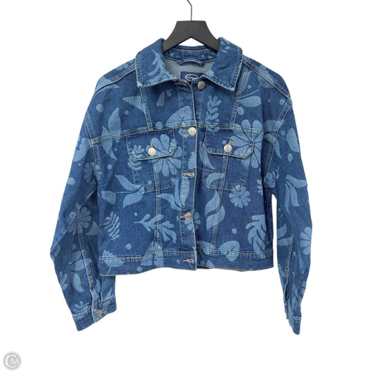 Jacket Denim By Scoop In Blue Denim, Size: S