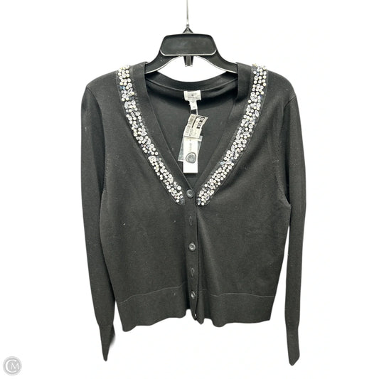 Cardigan By Dressbarn In Black, Size: M