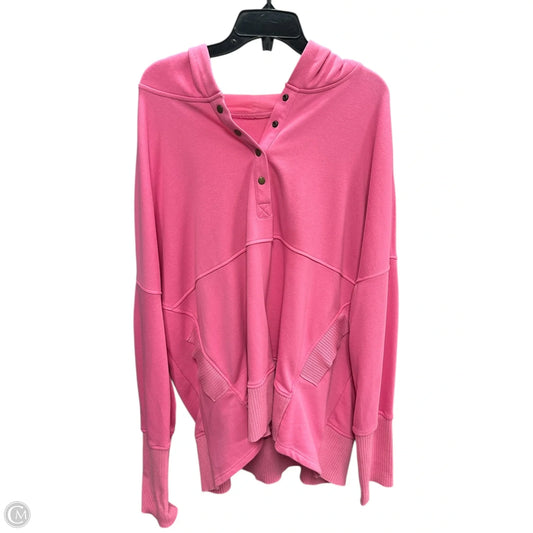 Sweatshirt Hoodie By Cmf In Pink, Size: Xxl