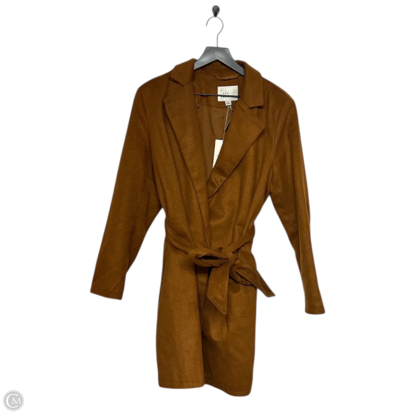 Coat Trench Coat By A New Day In Brown, Size: M