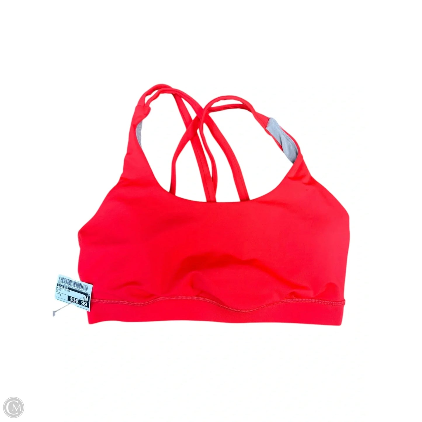 Athletic Bra By Lululemon In Coral, Size: 8