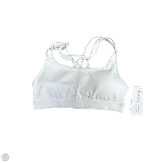 Athletic Bra By Athleta In White, Size: M