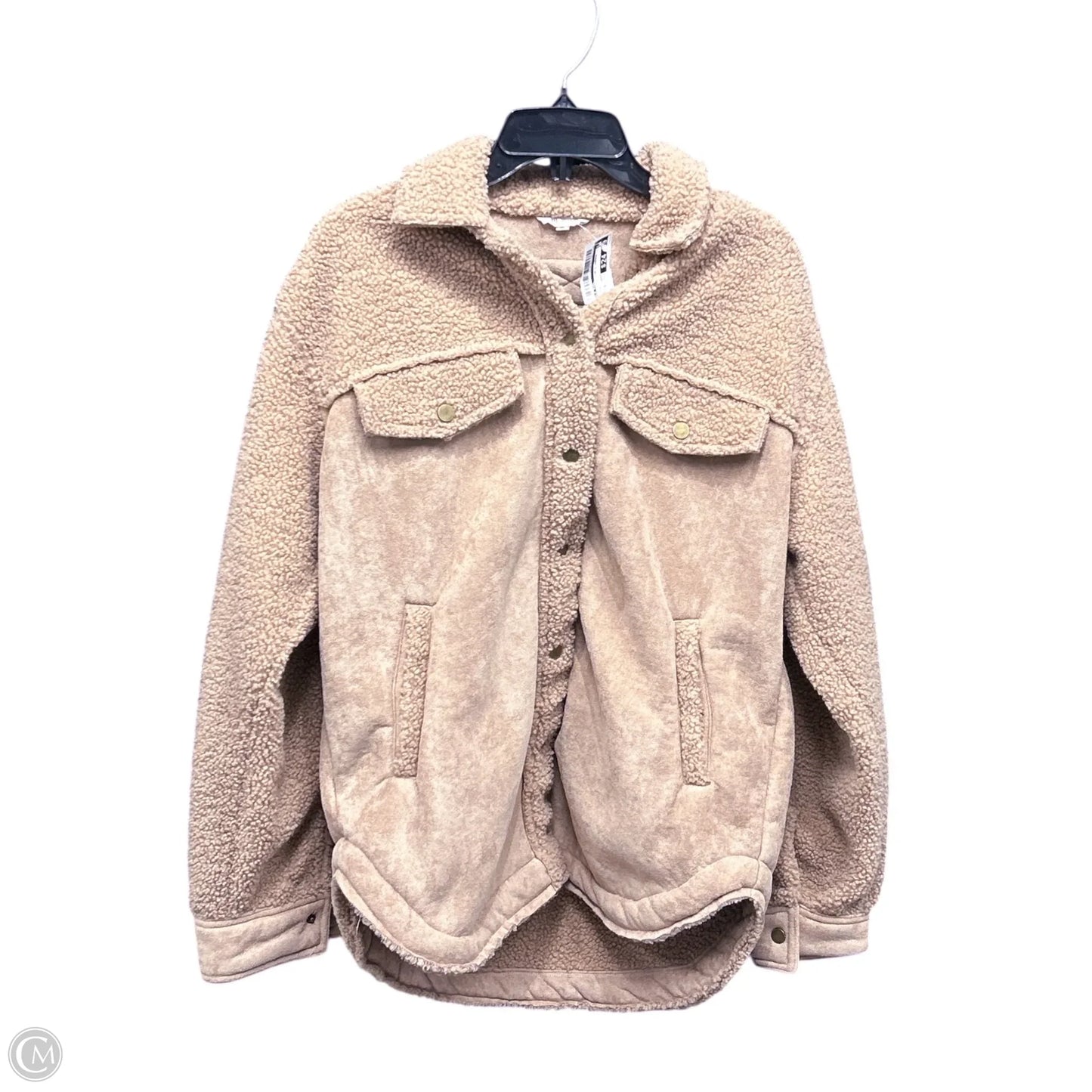 Coat Faux Fur & Sherpa By La Miel In Brown, Size: S