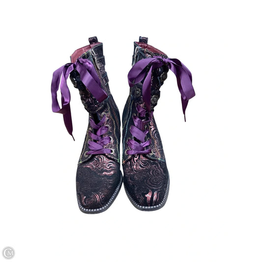 Boots Ankle Heels By Spring Step In Multi-colored, Size: 6