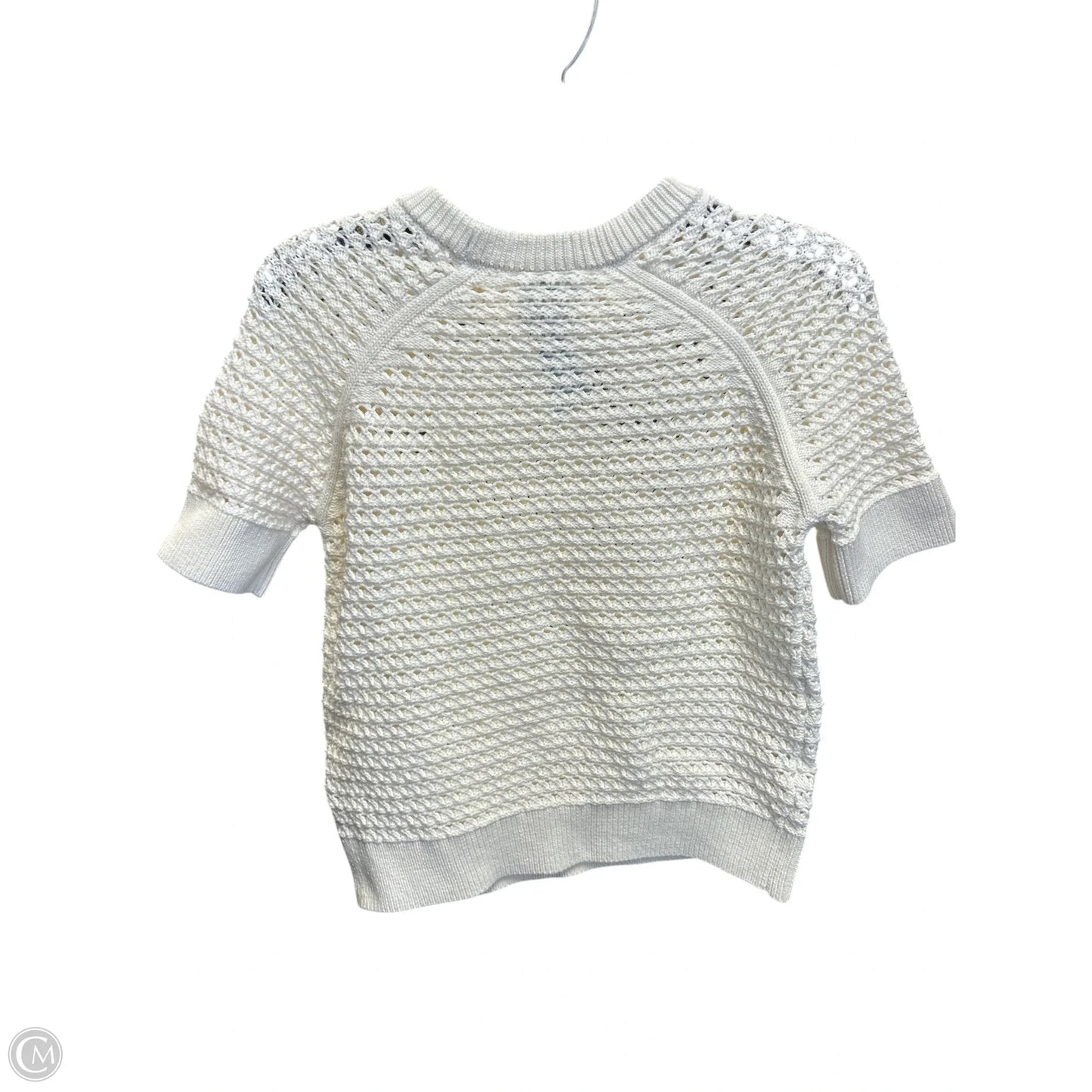 Sweater Short Sleeve By Varley In Cream, Size: S