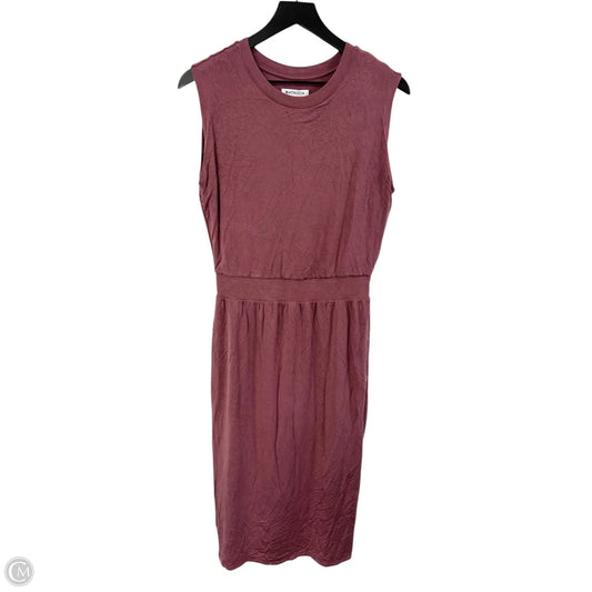 Dress Casual Midi By Athleta In Pink, Size: S