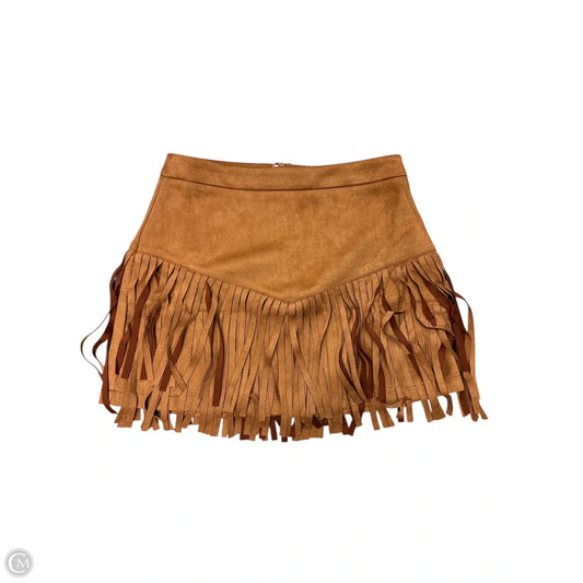 Skirt Mini & Short By Cupshe In Brown, Size: S