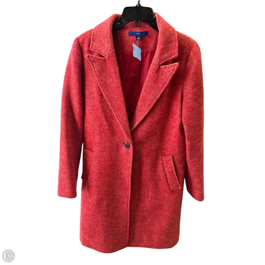 Coat Trench Coat By Apt 9 In Red, Size: M