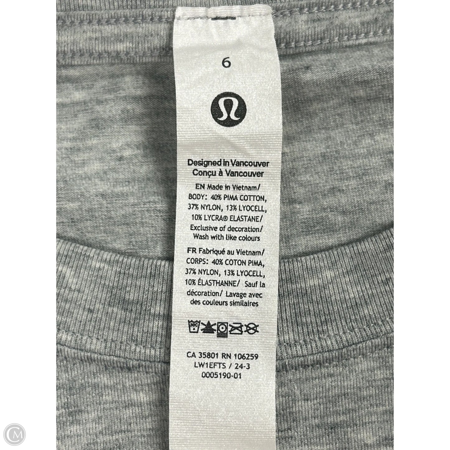 Dress Casual Short By Lululemon In Grey, Size: 6
