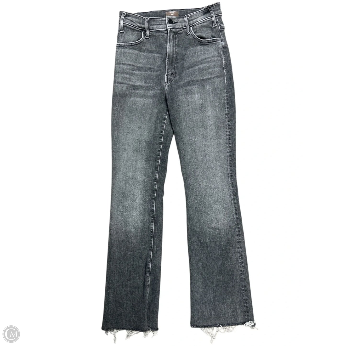Jeans Straight By Mother In Grey Denim, Size: 2