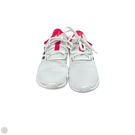 Shoes Athletic By Adidas In Pink & White, Size: 10