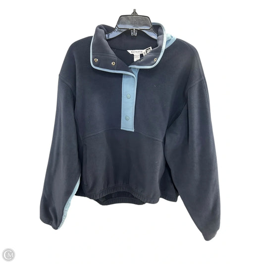 Sweatshirt Collar By Athleta In Blue, Size: M