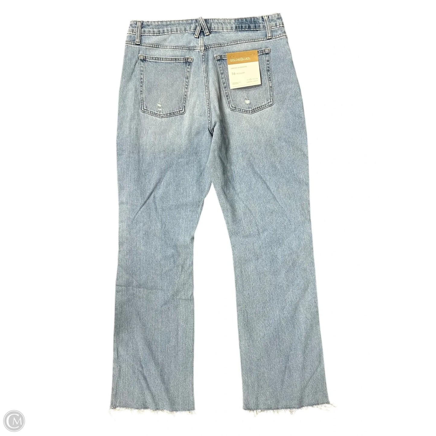 Jeans Boot Cut By Clothes Mentor In Blue Denim, Size: 16