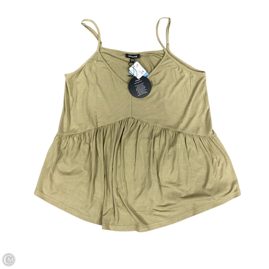 Top Sleeveless By Mittoshop In Green, Size: L