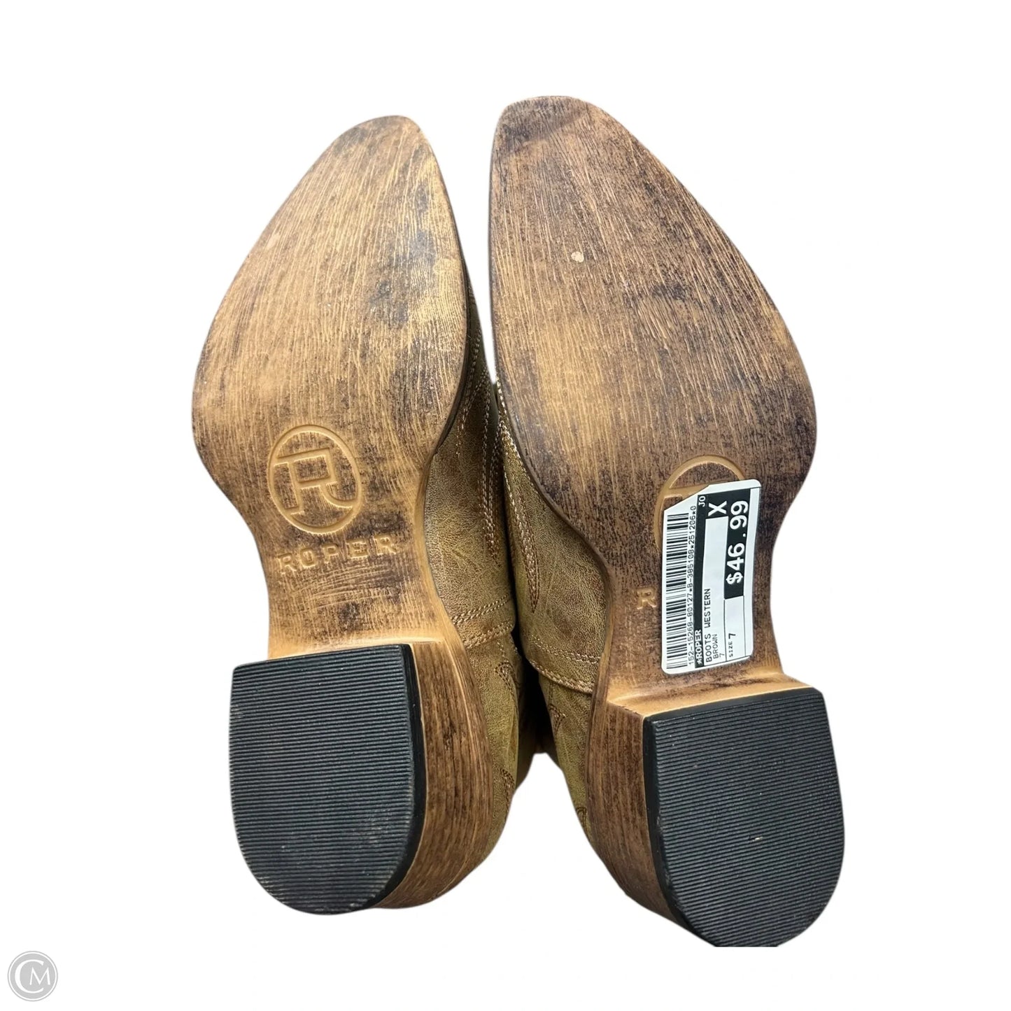 Boots Western By Roper In Brown, Size: 7