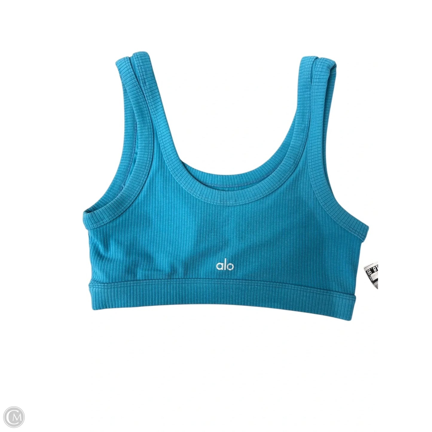 Athletic Bra By Alo In Aqua, Size: M