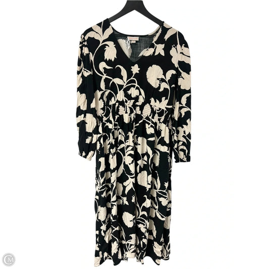 Dress Casual Maxi By Knox Rose In Black & Cream, Size: Xl