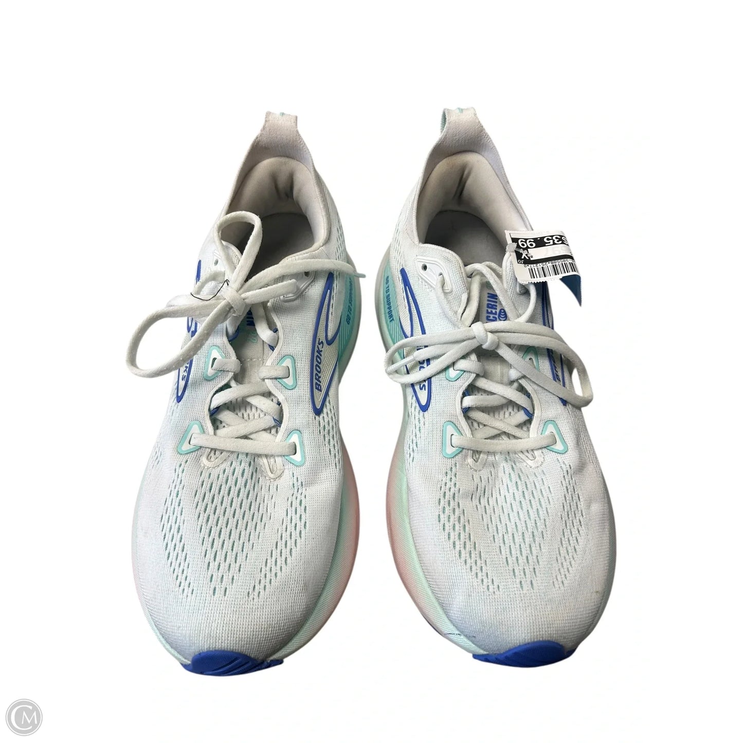 Shoes Athletic By Brooks In Blue & White, Size: 9.5