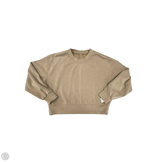 Athletic Sweatshirt Crewneck By Lululemon In Beige, Size: 6