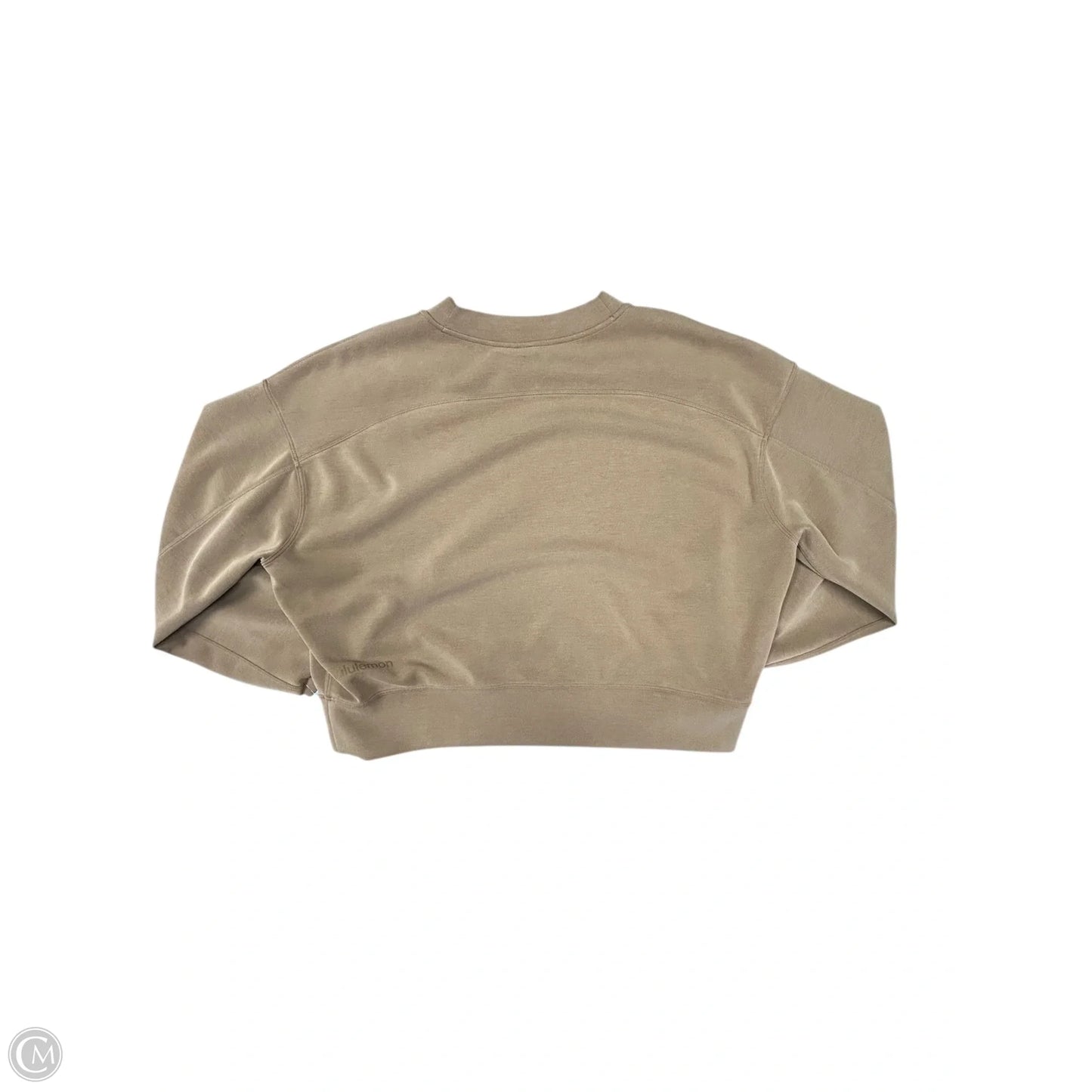 Athletic Sweatshirt Crewneck By Lululemon In Beige, Size: 6