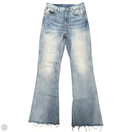 Jeans Wide Leg By Etica In Blue Denim, Size: 6