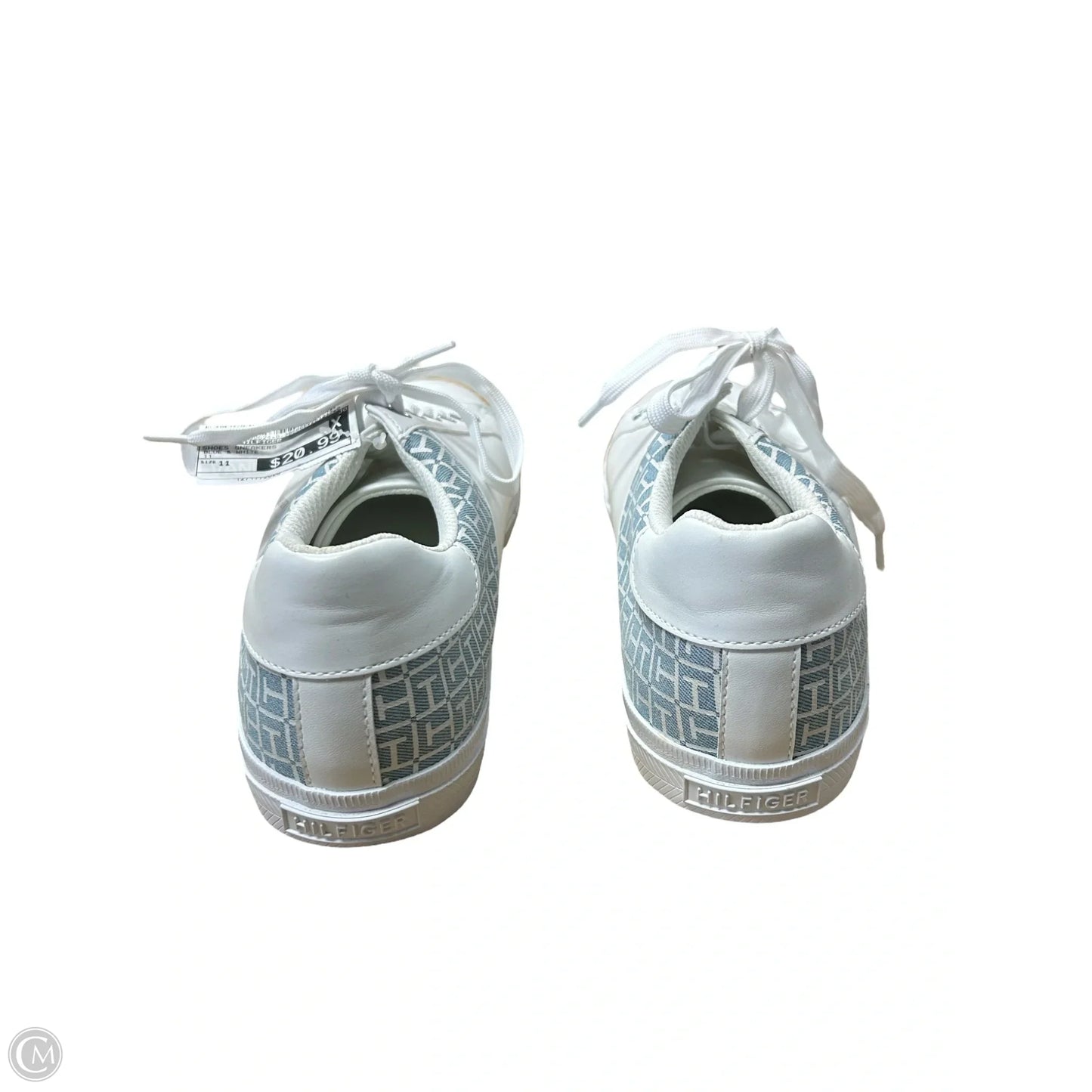 Shoes Sneakers By Tommy Hilfiger In Blue & White, Size: 11