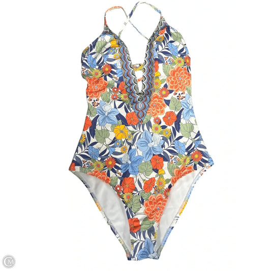 Swimsuit By Cupshe In Floral Print, Size: M