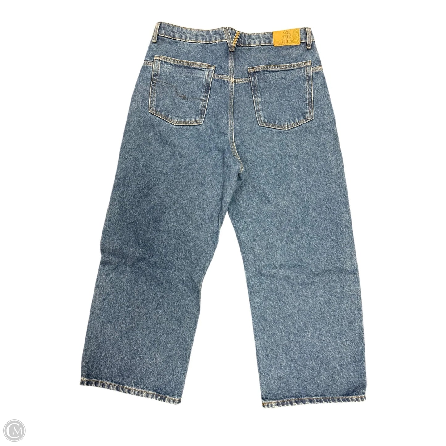 Jeans Wide Leg By We The Free In Blue Denim, Size: 10