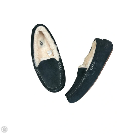 Slippers Designer By Ugg In Black, Size: 7