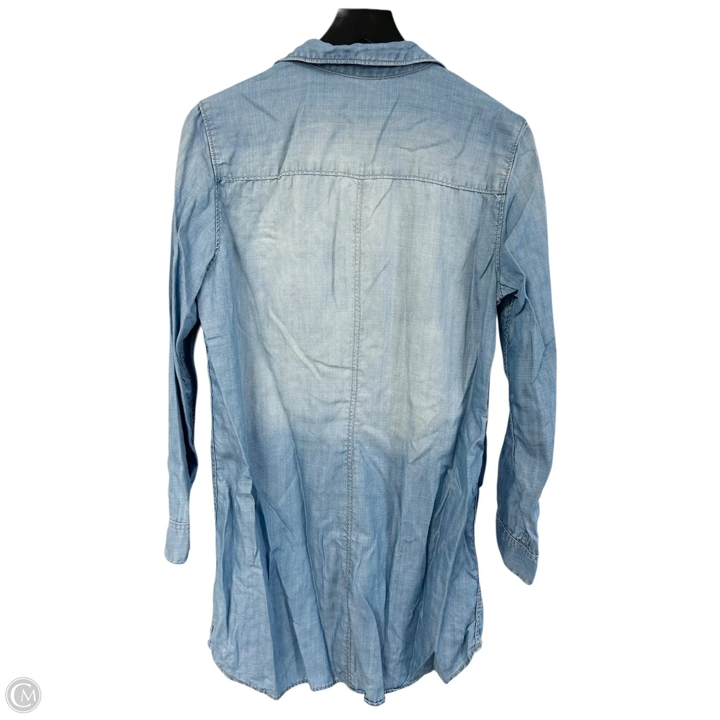 Dress Casual Short By H&m In Blue Denim, Size: 12