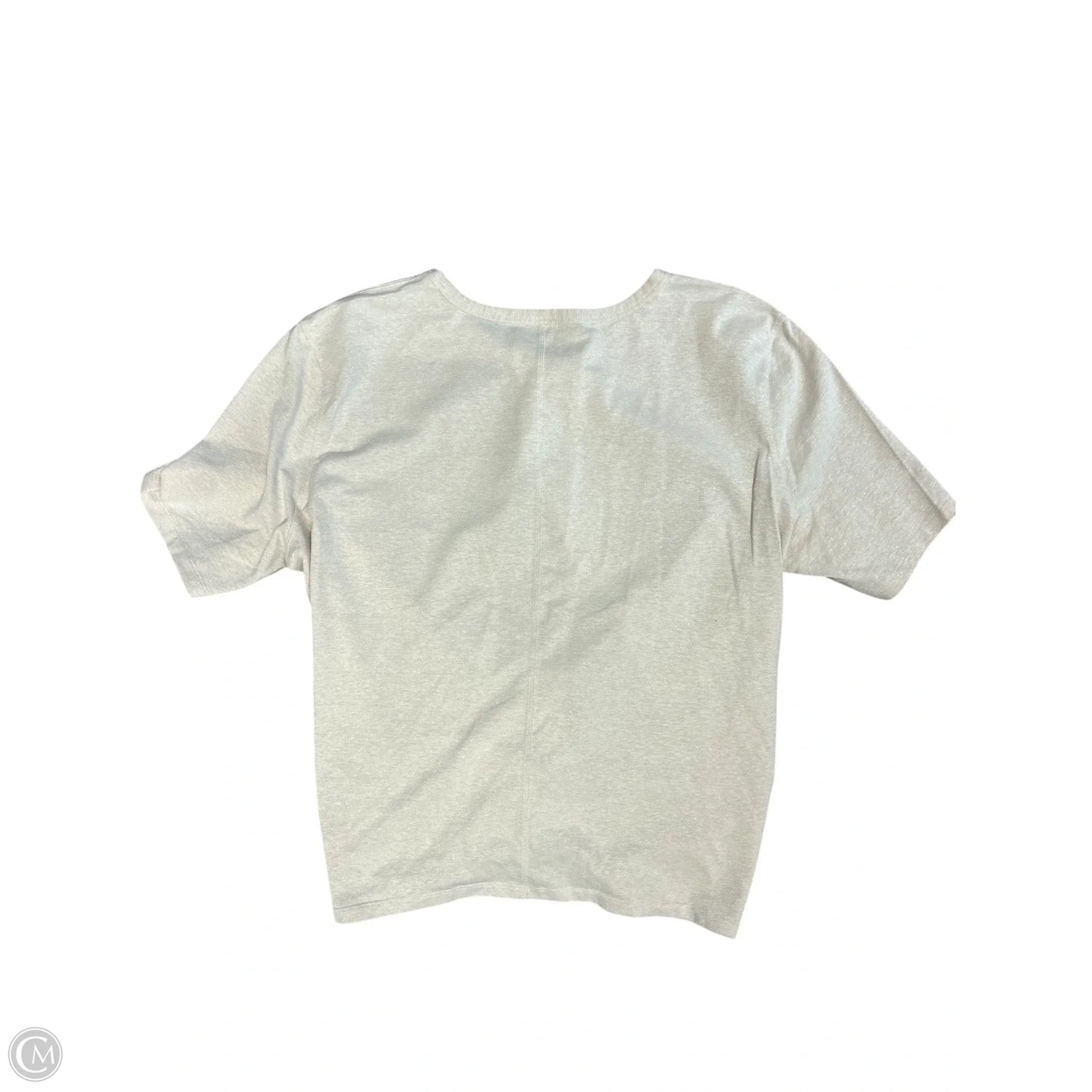 Athletic Top Short Sleeve By Lululemon In Gold, Size: 8