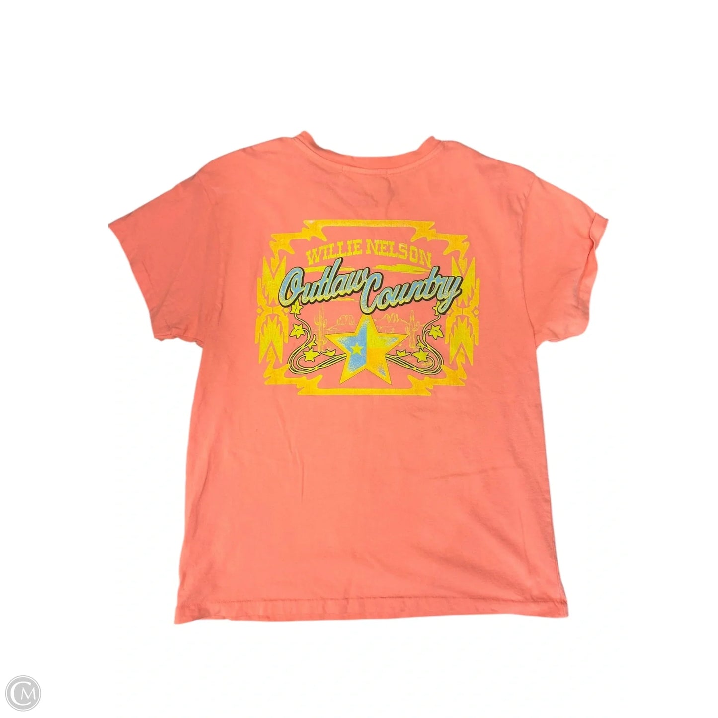 Top Short Sleeve By Daydreamer In Orange, Size: S