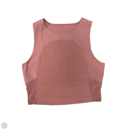Athletic Tank Top By Lululemon In Pink, Size: 4
