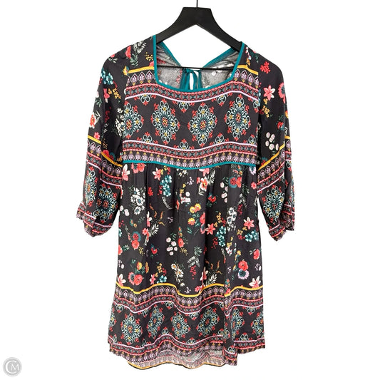 Dress Casual Short By Grace & Lace In Floral Print, Size: Xs