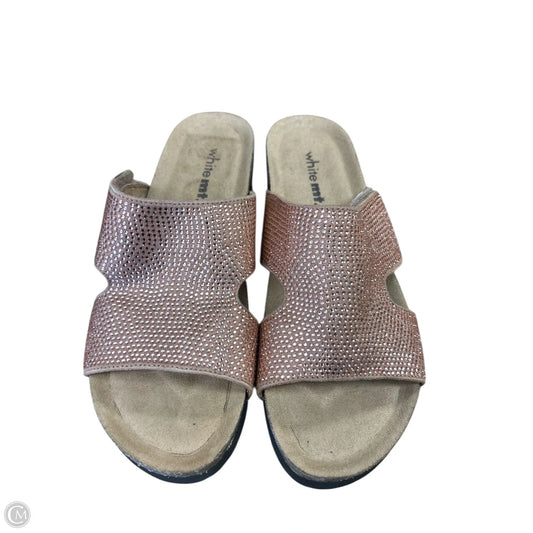Sandals Flats By White Mountain In Gold, Size: 6