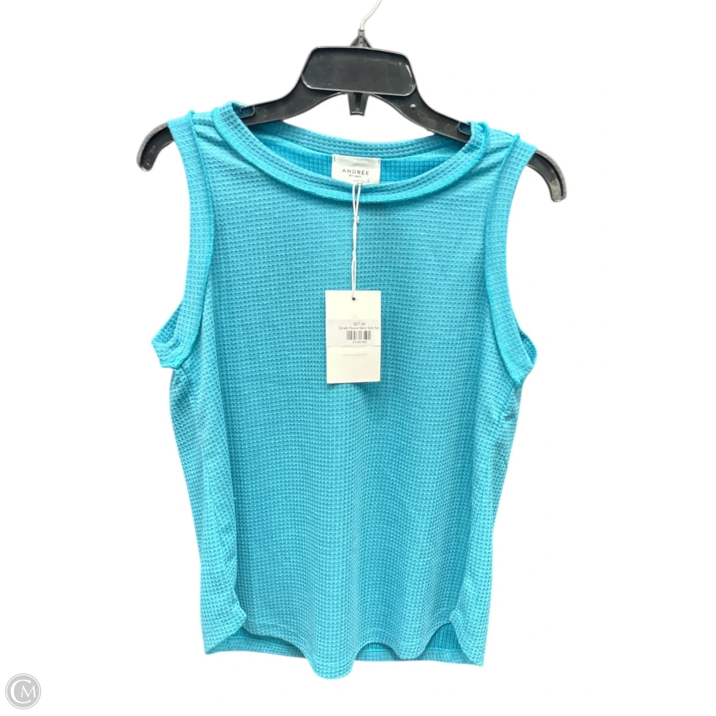 Top Sleeveless By Andree By Unit In Aqua, Size: S