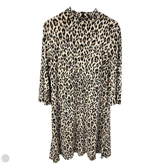 Dress Casual Short By Chicos In Leopard Print, Size: L