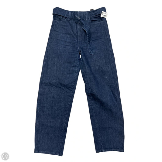 Jeans Straight By Zara In Blue Denim, Size: 2