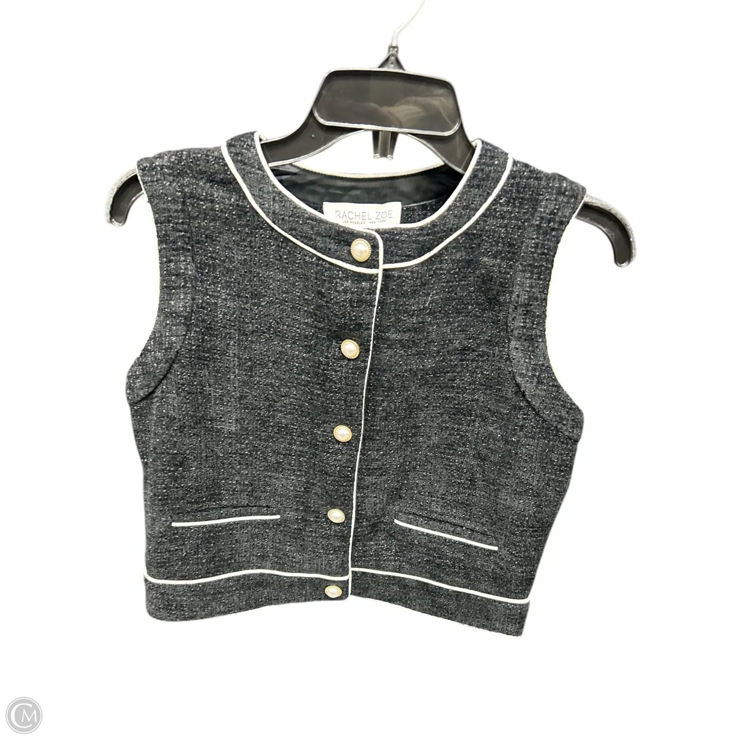 Top Sleeveless By Rachel Zoe In Black & White, Size: S