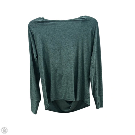 Athletic Top Long Sleeve Crewneck By Spanx In Green, Size: S