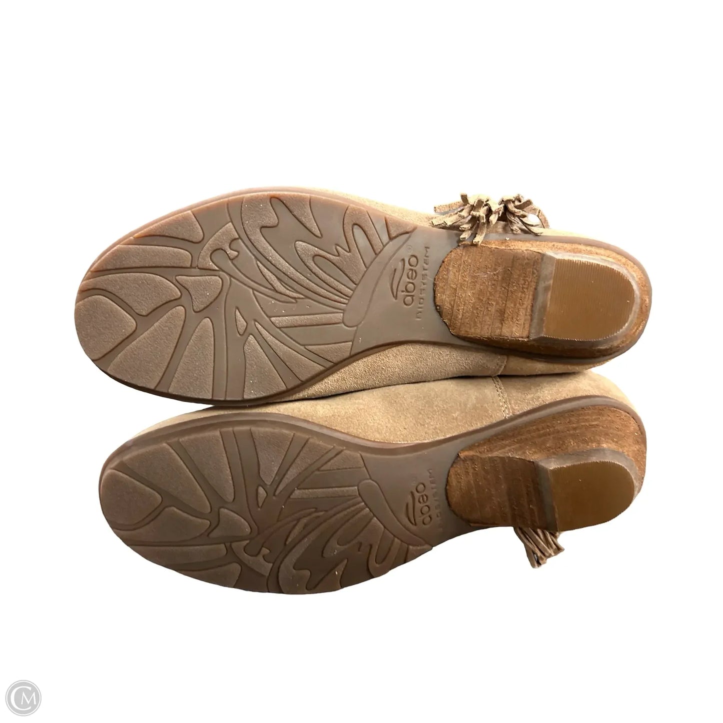 Boots Ankle Flats By Abeo In Brown, Size: 7.5