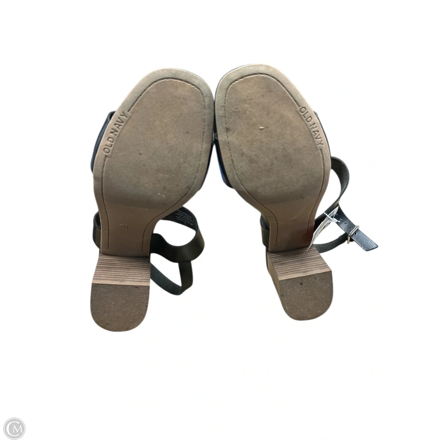 Sandals Heels Block By Old Navy In Black, Size: 11