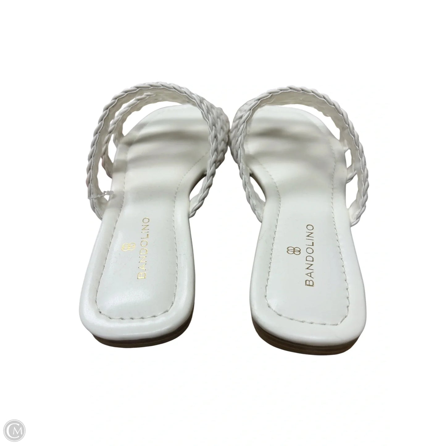 Sandals Flats By Bandolino In White, Size: 7.5