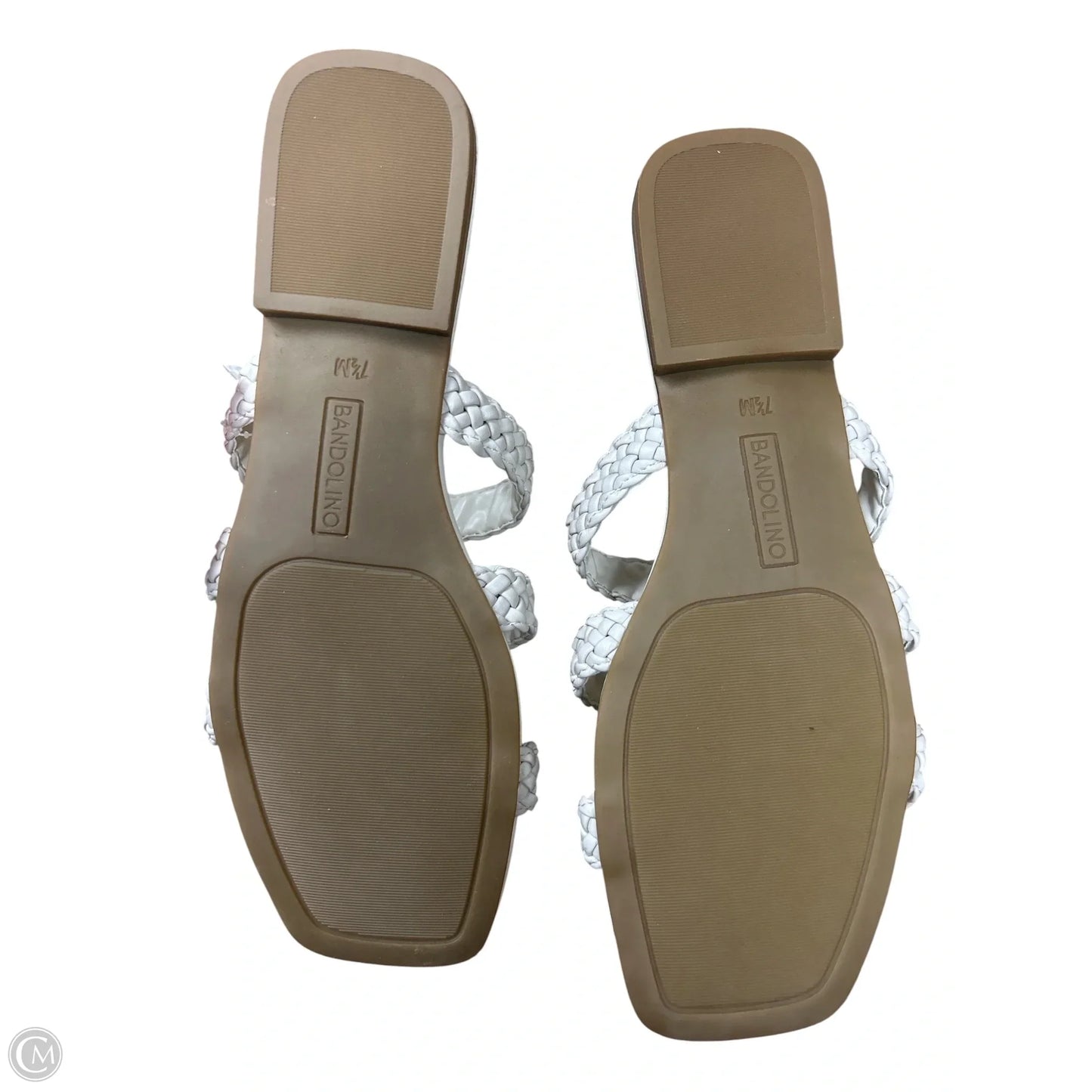 Sandals Flats By Bandolino In White, Size: 7.5